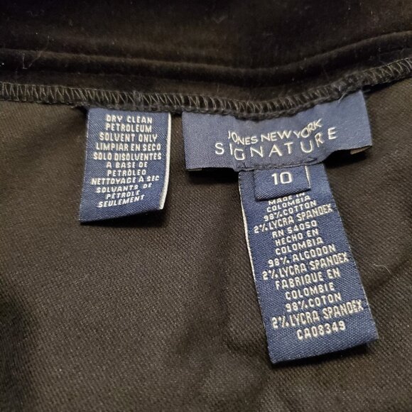 Jones New York Signature Velvet Mini Skirt Size 10 - Picture 4 of 4